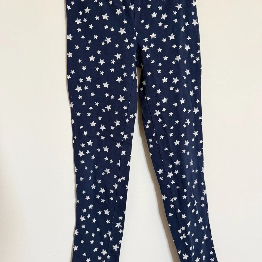 GapKids Navy Star Print Leggings Girls Size 8